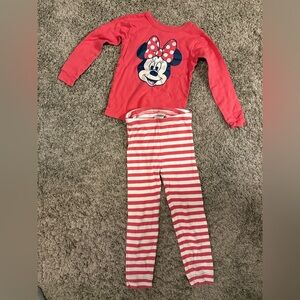 Gap Disney Minnie Mouse Pink Pajama Set for Kids